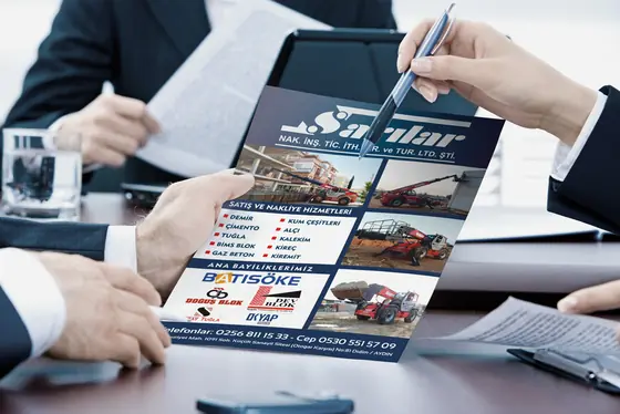 Kurumsal A4 tanıtım broşürü