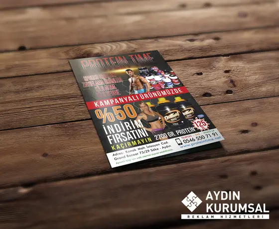 A4 kampanya broşürü tasarımı
