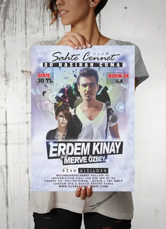 Konser afişi tasarımı
